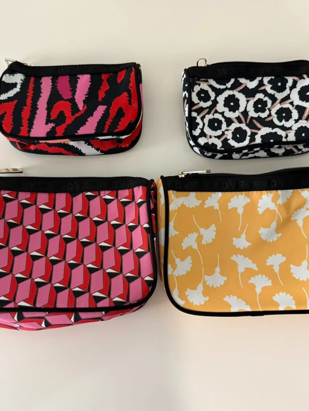 Set of 4 DVF for Target Travel Pouches